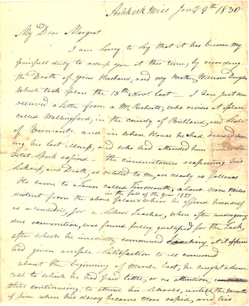 1830 Letter pg. 1