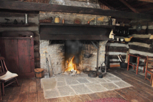 Moreston Village 1850's Log Cabin