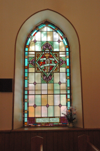 Stained Glass Window for the Village Church in the future plans.