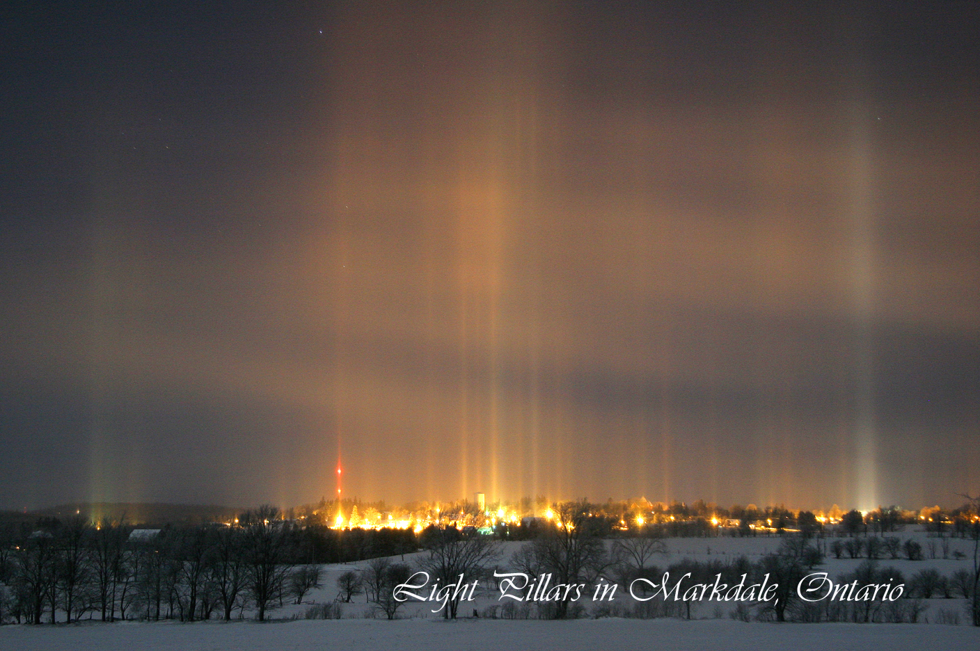 Markdale Light Pillars