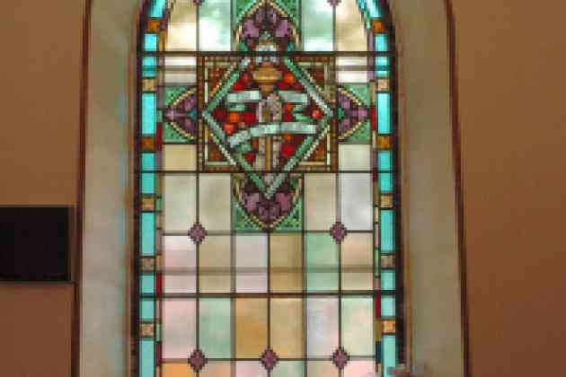 Stained Glass Window for the Village Church in the future plans.