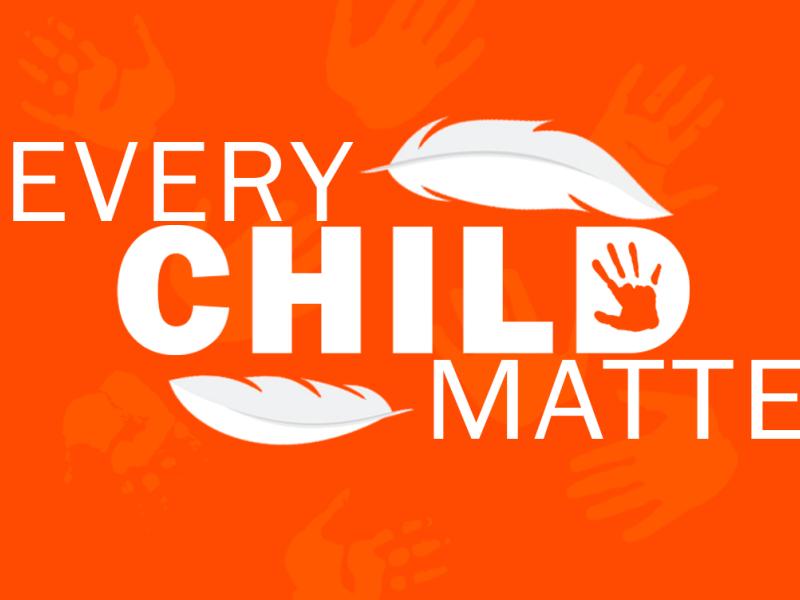 Orange banner reading "Every Child Matters"