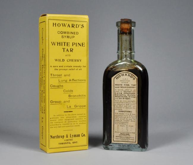 Howard's Combined Syrup Patent Medicine Bottle