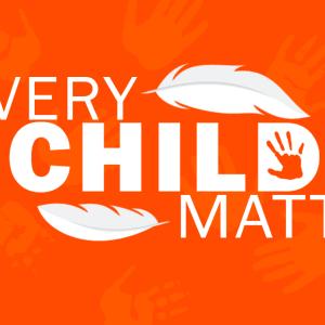Orange banner reading "Every Child Matters"